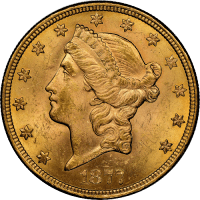 1877 Liberty Head Double Eagle