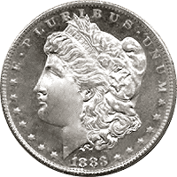 1883 CC Morgan Silver Dollar