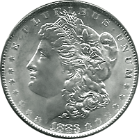 1883 S Morgan Silver Dollar
