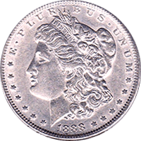 1888 S Morgan Silver Dollar
