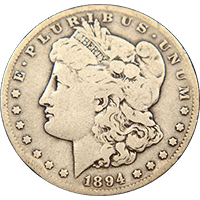 1894 S Morgan Silver Dollar