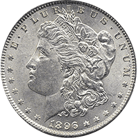 1896 Morgan Silver Dollar