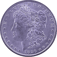 1896 S Morgan Silver Dollar