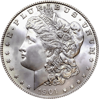 1901 S Morgan Silver Dollar