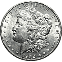 1902 O Morgan Silver Dollar