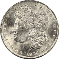 1904 O Morgan Silver Dollar