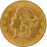 1904 S Liberty Head Double Eagle
