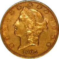 1905 S Liberty Head Double Eagle