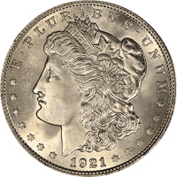 1921 Morgan Silver Dollar