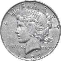 1923 S Peace Dollar